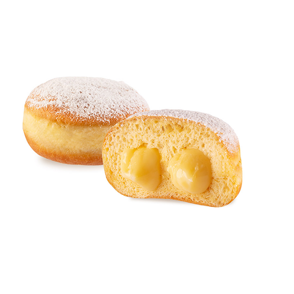 TOI3018 Krapfen mit Vanille gefüllt und gepudert