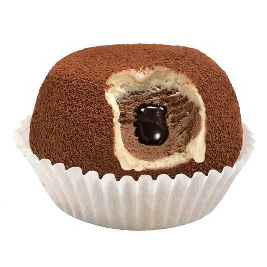 Haselnuss und Schokolade Tartufo - flüssiger Kern
