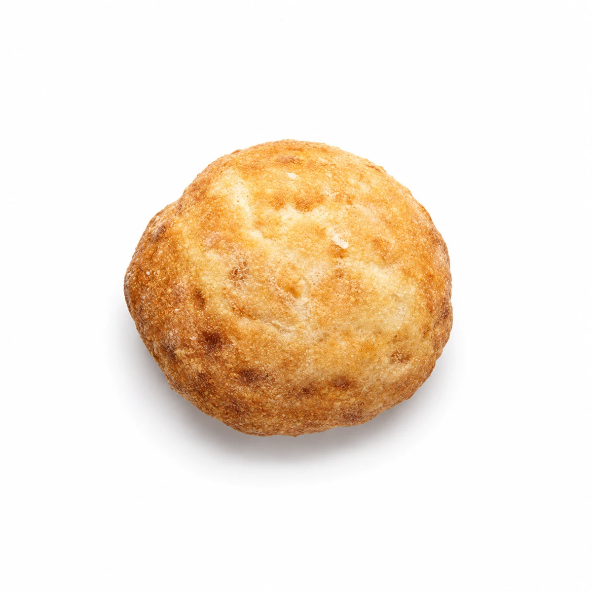 Panini Classic Bun 100 g, aislado sobre fondo blanco